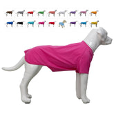 Lovelonglong dog-tshirt soft-cotton close-up demonstrates skin-friendly comfort