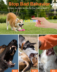 LOVEPETPAL 2025 dog bark deterrent device side profile shows compact ergonomic design