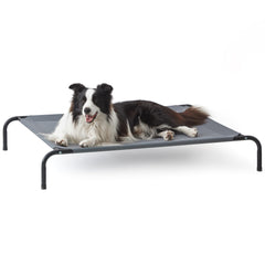 Love's cabin elevated dog bed frame; sturdy support for large dogs indoors or outdoors.