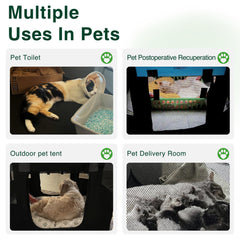 Love's cabin Indoor/Outdoor Pet Playpen supports versatile use anywhere.