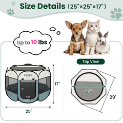 Love's cabin removable zippered top provides shade and ventilation when needed.