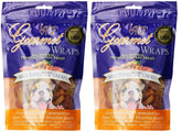 Loving Pets Gourmet Sweet Potato & Chicken Wraps bag, a wholesome dog snack for training rewards.