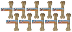 Loving Pets Dlv4706 pressed rawhide bone offers durable chew and potential tartar control