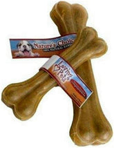 Loving Pets Nature's Choice rawhide pressed bone 12in pack — durable chew for long-lasting play
