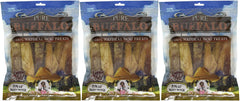 Loving Pets Pure Buffalo Backstrap Tendons 4-6 inch pack for dogs, supports dental health and chew enjoyment.