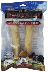 Loving Pets Pure Buffalo bone close-up showing natural chew for hours of dog enjoyment
