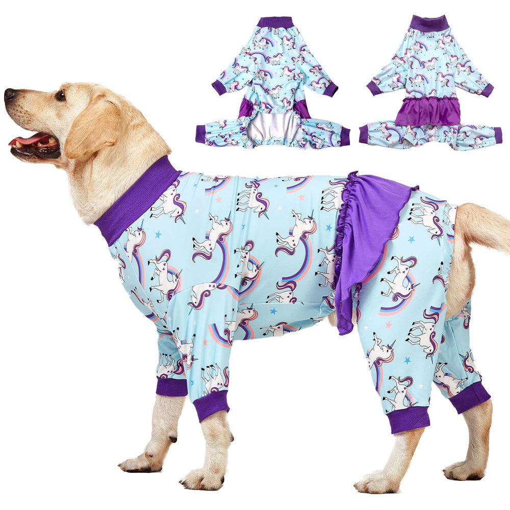 LovinPet big dog onesie front view showing comfy pullover for large breeds