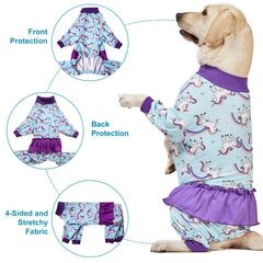 LovinPet knee-area coverage demonstrates cone-alternative design for comfort