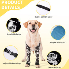 LovinPet elbow protector adjustable buckles show customizable fit for medium to large dogs