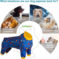 LovinPet dog onesie easy-to-wear crew-neck for quick dressing