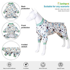 LovinPet dog PJs shown as recovery-friendly cone-alternative