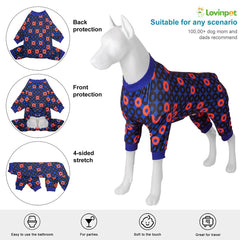 LovinPet extra large dog pjs soft lightweight fabric for all-day comfort
