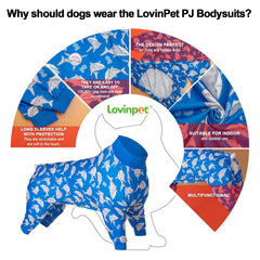 LovinPet dog pjs soft stretchy fabric for all-day breathable comfort