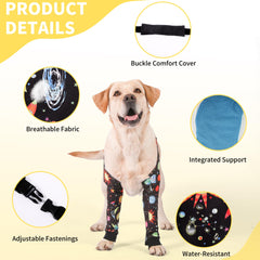 LovinPet elbow sleeve adjustable straps offer customizable fit for medium to large dogs.