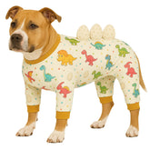 LovinPet Large Dog Pajamas four-leg onesie front view shows calming fit for anxious dogs