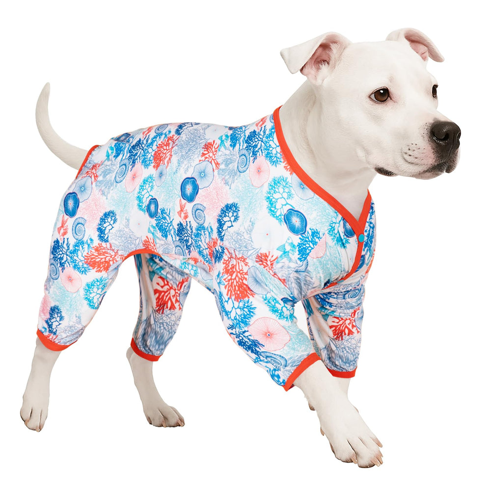 LovinPet Pajamas Outfit blue XXL comfortable recovery wear for dogs