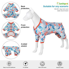 LovinPet Pajamas UV-protection shirt sun-safe wear for outdoors