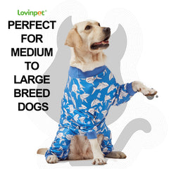 LovinPet pjs anxiety-relief soft fit helps nervous dogs settle calmly