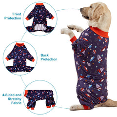 LovinPet pajama full-coverage design for large-breed comfort