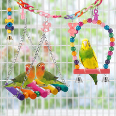 lovyococo juguetes-coloridos-jaula, estimulan juego y actividad física