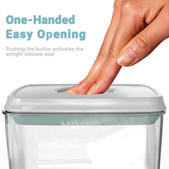 LOYOSEL BPA-free AS plastic container offers clear treat visibility.