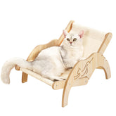 LPOTIUS cat hammock elevated bed demonstrates cozy, moisture-free lounging for indoor cats.