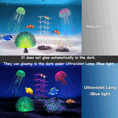 Lpraer glow coral tree yellow green adds color and atmosphere to reef tanks.