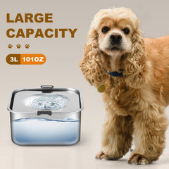 LQPBDFDC No Spill Water Bowl features adjustable floater for steady flow.
