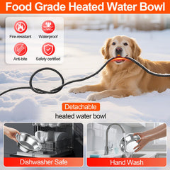 LQTTEK 3-temperature settings and 12H timer customize warmth for pets