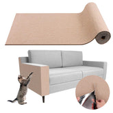 LSGCQ climbing cat scratcher mat beige front view demonstrates durable scratching surface.