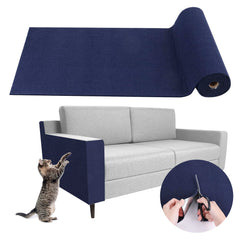LSGCQ climbing cat scratcher mat dark blue full view protects furniture