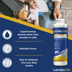 LubrisynHA liquid absorption highlights fast hydration of joints.