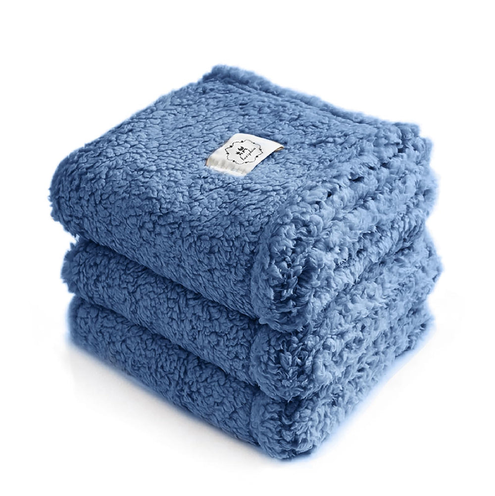 Luciphia 1Pack 3 Calming Dog Blanket Pack offers a cozy, calming set for pets.