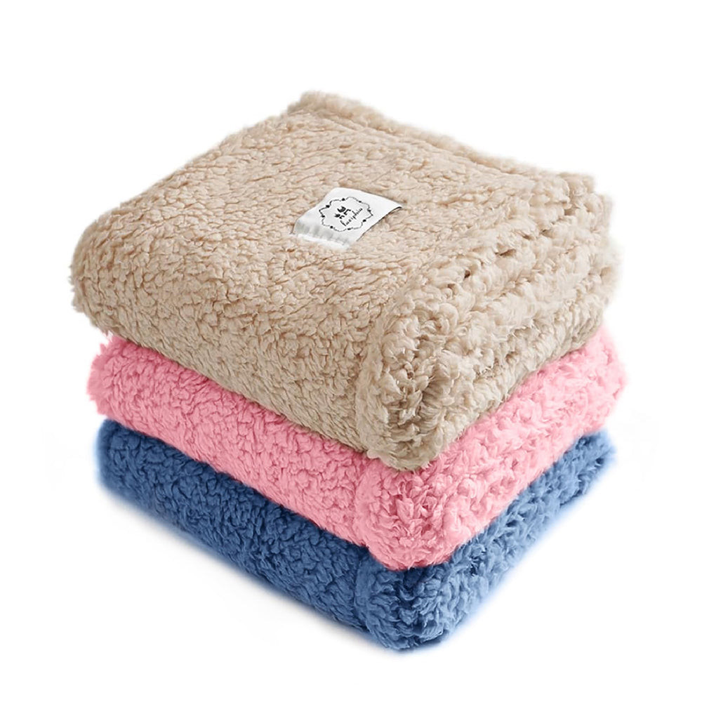 Luciphia calming dog blanket paw-print design protects furniture and comforts pets.