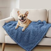 Luciphia Premium Fleece Blanket close-up of soft sherpa fabric for cozy pets