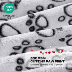 Luciphia premium soft dog blanket large 41x31 inch on a surface.