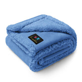 Luciphia waterproof pet blanket on sofa protects furniture from spills and accidents