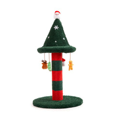 LUCKITTY cat scratching post with natural sisal rope for satisfying scratching.