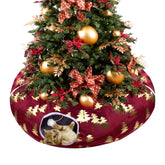 LUCKITTY plush Christmas Tree cat tunnel ball—engaging play and ornament-safe fun