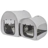 LUCKITTY portable cat playpen folded-compact for easy transport and compact storage