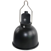 Lucky Herp aluminum 5.5-inch shallow dome fixture for easy install and reliable reptile lighting.