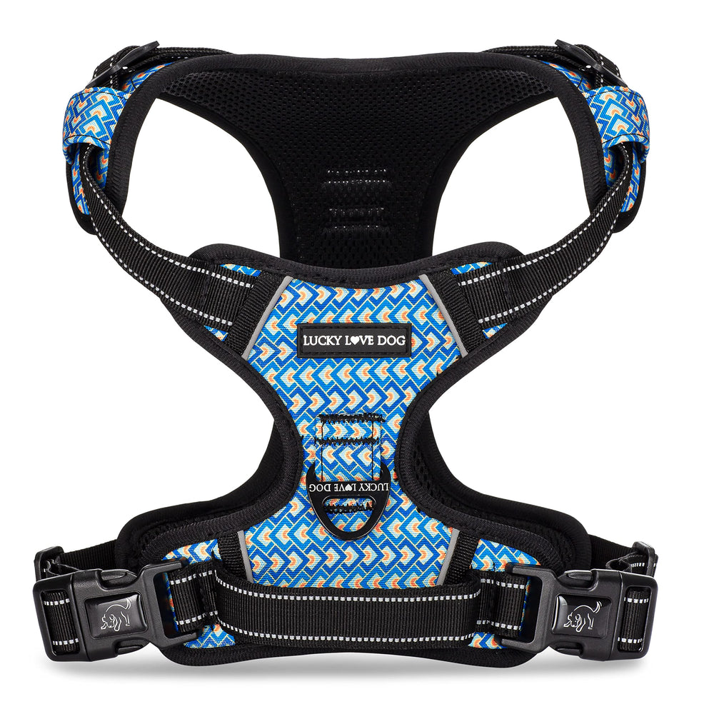 Lucky Love Dog Easy Walker harness front view for secure daily walks
