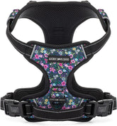 Lucky Love Dog no pull harness primrose front view for secure daily walks