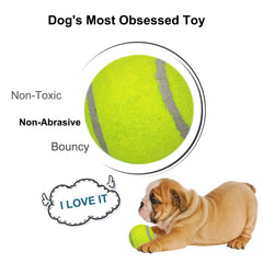 LUCKYERMORE bouncey 2-inch ball delivers consistent bounce for ongoing fetch.