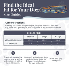 Lucky Love Dog training and walking martingale collar designed for reliable control