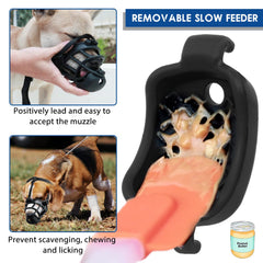 LUCKYPAW pitbull-muzzle-side-profile demonstrates adjustable fit with secure wear.