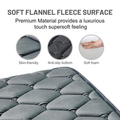 Luckyvo kennel pad anti-slip bottom keeps the pad secure during naps.