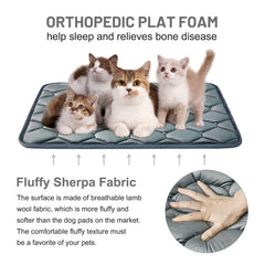 Luckyvo washable dog bed pad is easy to clean after play.
