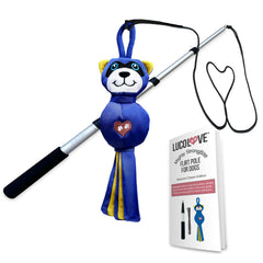 LUCOLOVE Flirt Pole 35in assembly for backyard training