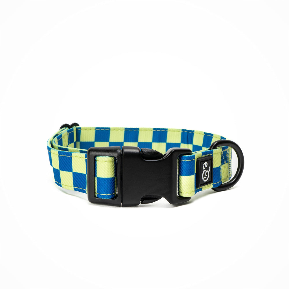 Lucy & Co Have a Nice Day dog collar with a durable metal buckle for daily durability.